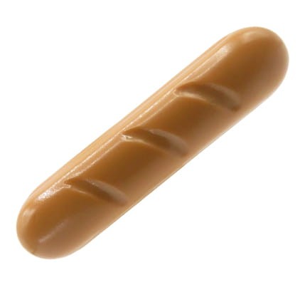LEGO Brot / Baguette - mittel Nougat | Extra Extra Bricks