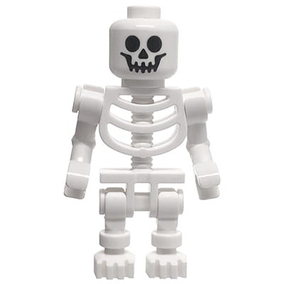 Przejdź do produktu LEGO City - figurka Szkielet / Kościotrup / Skeleton biały