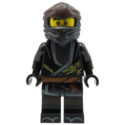 LEGO Ninjago Legacy - minifigurka ninja Cole - czarny kombinezon, maska