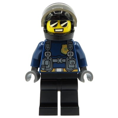 Przejdź do produktu LEGO City - figurka Policjant Motocyklista, kask motorowy
