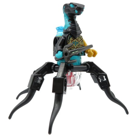 LEGO Ninjago - minifigurka Glutinous - głowa węża, odnóża i odwłok pająka, ze sztyletem sai