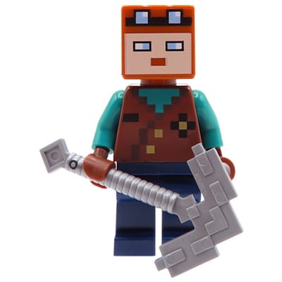 LEGO Minecraft - figurka Miner / Górnik + kilof