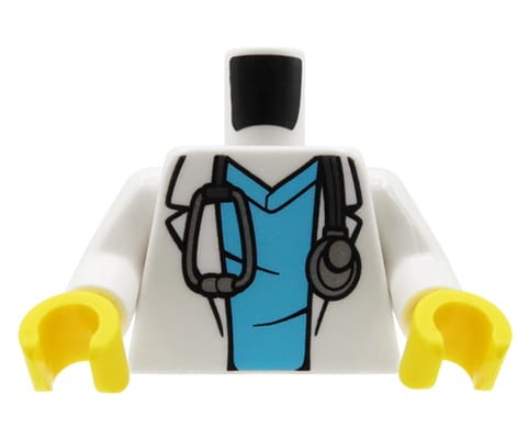 Przejdź do produktu  LEGO tors figurki - lekarz / doktor, fartuch lekarski