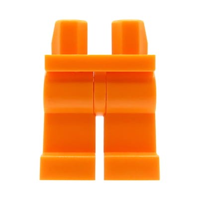 LEGO nogi / nóżki figurki - pomarańczowe spodnie