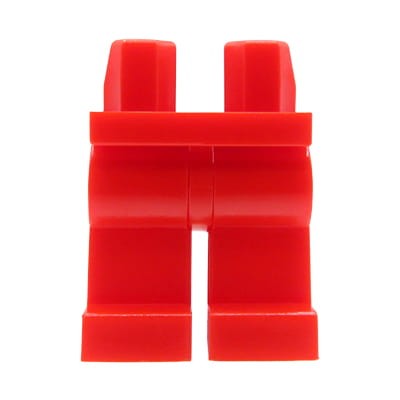 LEGO nogi / nóżki ludzika - czerwone spodnie