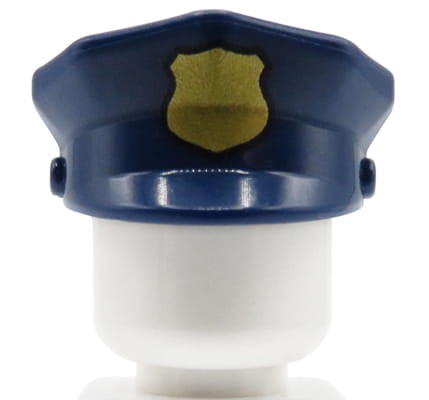LEGO czapka policyjna / policjanta - granatowa