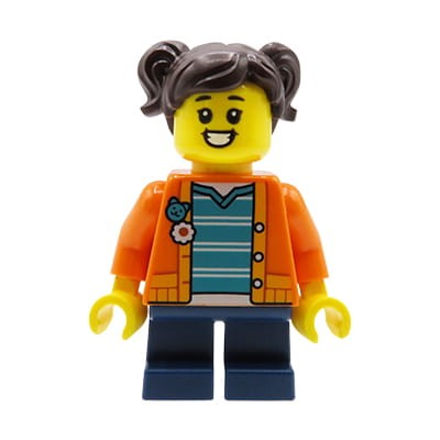 Przejdź do produktu LEGO City - figurka Dziecko / Dziewczynka, brązowe włosy 