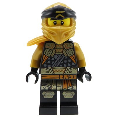 LEGO Ninjago Crystalized - figurka Cole / Złoty Ninja