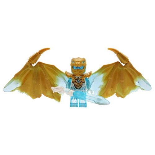 Accéder au produit Figurine LEGO Ninjago cristallisée - Zane (Dragon doré)