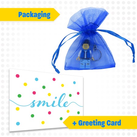 Schlüsselanhänger – Personalisierte Figur aus LEGO-Teilen / Erstelle deine eigene