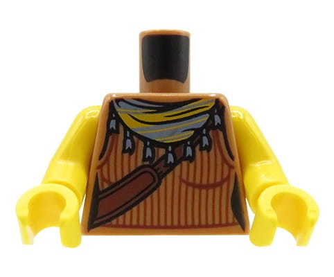 Zum Produkt LEGO Minifiguren-Torso – weibliches Tanktop, Schal, Umhängetasche