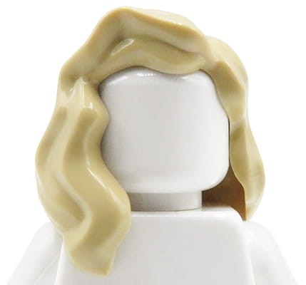 Zum Produkt LEGO Minifigurenhaar – weiblich, blond, lang und wellig