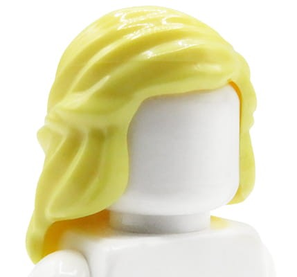 LEGO włosy figurki - damskie, blond, długie