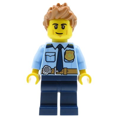 Przejdź do produktu LEGO City - figurka Mężczyzna Oficer Policji / Policjant