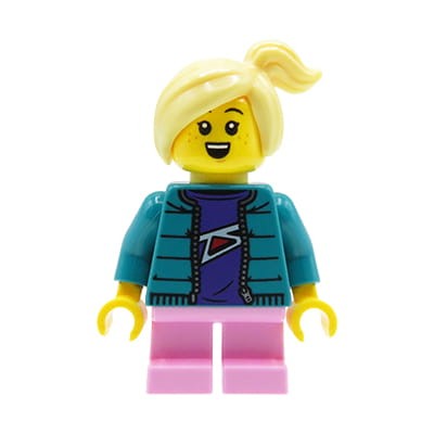 LEGO City - figurka Dziecko / Dziewczynka, blond włosy