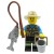 Customowa figurka z LEGO - Wędkarz w kapeluszu + wędka i wiadro