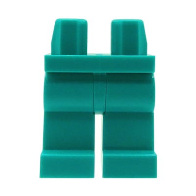 LEGO nogi / nóżki figurki - spodnie zielone turkusowe