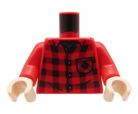 Przejdź do produktu LEGO tors figurki - czerwona koszula w kratę