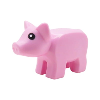 Zum Produkt LEGO Ferkel / kleines Schweinchen - leuchtend pink