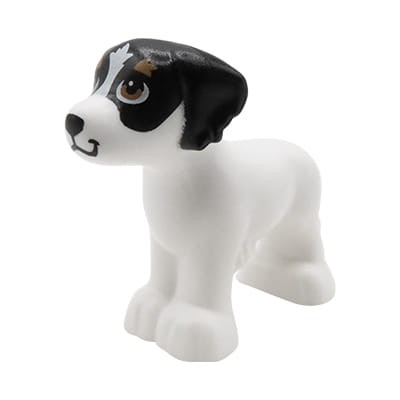 LEGO Friends pies / piesek - biało-czarny