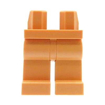 LEGO nogi / nóżki ludzika - spodnie cieliste / nugatowe