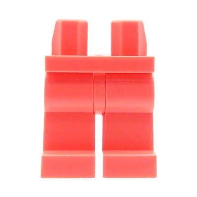 LEGO nogi / nóżki ludzika - spodnie koralowe