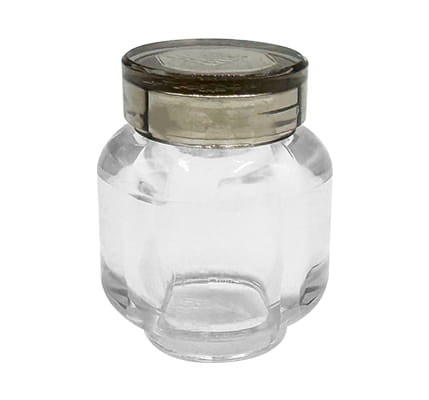 Słoik / pojemnik - z klocków LEGO, przezroczysty