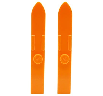 LEGO narty - pomarańczowe (2 sztuki)