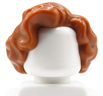 Przejdź do produktu LEGO włosy figurki - damskie, rude, falowane