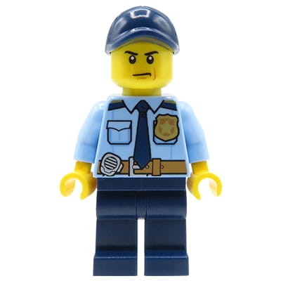 LEGO City - figurka Mężczyzna Oficer Policji / Policjant