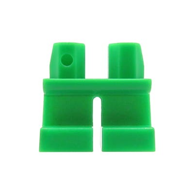 LEGO nogi / nóżki figurki - spodnie jasne zielone, krótkie