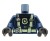 LEGO tors figurki - policjant / granatowy mundur + uprząż