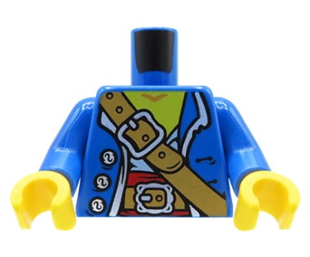 LEGO tors figurki - pirat, niebieska marynarka