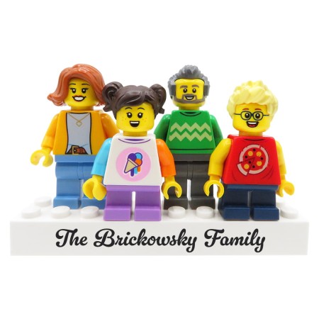 Figurines LEGO® personnalisées famille / amis – cadeau personnalisé pour papa, maman et amis