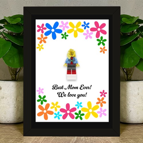 Zum Produkt Beste Mama – Personalisierte Figur aus LEGO® Teilen – Bilderrahmen