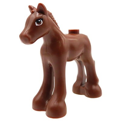 LEGO Friends koń / konik / źrebak - brązowy