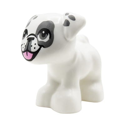Przejdź do produktu LEGO Friends pies / piesek Mops - biały