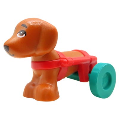 Przejdź do produktu LEGO Friends - pies / piesek / jamnik na wózku