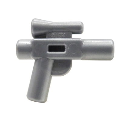 Zum Produkt LEGO Star Wars Pistole / kleiner Blaster - mattsilber