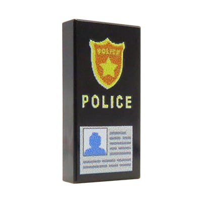 Accéder au produit Insigne de police – Custom imprimée sur tuile LEGO®