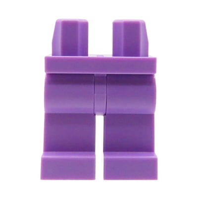 Nóżki / nogi / spodnie od figurki LEGO fioletowe / lawendowe