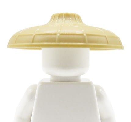Zum Produkt LEGO konischer asiatischer / Samurai-Hut - hellbraun