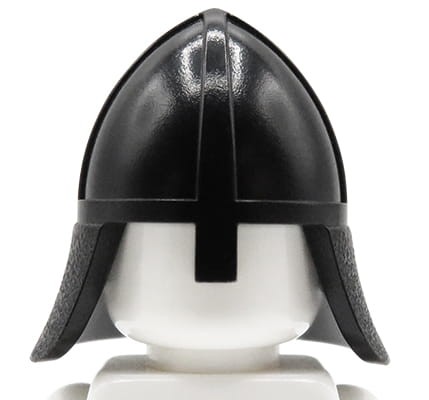 LEGO hełm rycerski / rycerza - czarny