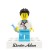 Figurine LEGO® personnalisée médecin – cadeau personnalisé amusant pour médecin, infirmier ou étudiant en médecine