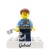 Figurine LEGO® personnalisée policier – cadeau personnalisé amusant pour policier ou policière