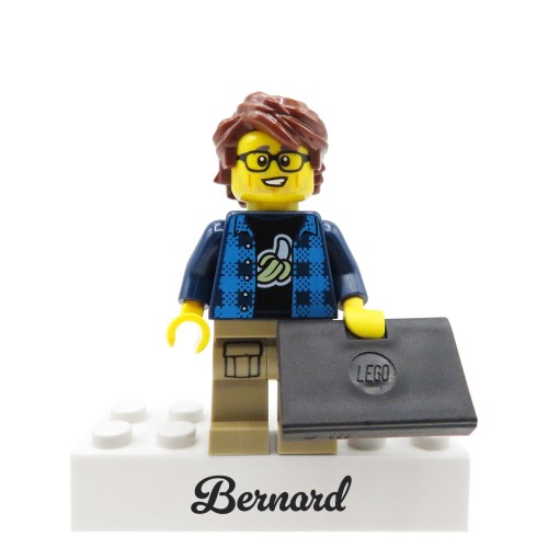 Accéder au produit Programmeur / Spécialiste IT – Figurine personnalisée à partir de pièces LEGO®