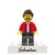 Figurine LEGO® personnalisée avec votre texte sur une brique – cadeau personnalisé pour elle et lui