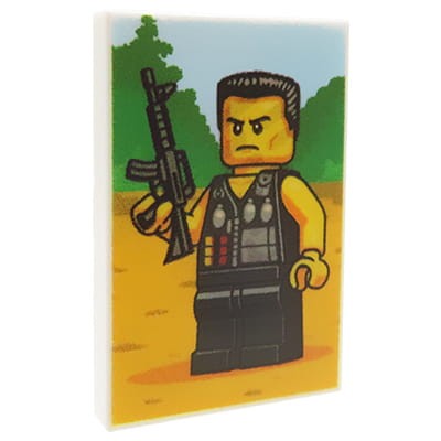 Przejdź do produktu Plakat filmowy #1  – Custom nadruk na płytce LEGO® (2x3)