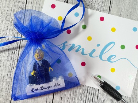 Personalisierte LEGO® Figur Chef / Manager / CEO - Geschenkverpackung