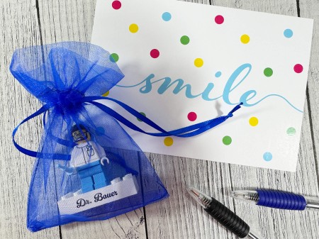 Personalisierte LEGO® Figur Zahnarzt - Geschenkverpackung